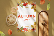 Autumn watercolor clipart set, a Seasonal Illustration by KlymchukArtworks (Thumbnail 7 of 13)