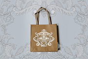 Blue floral FLORENCE- ornament set, a Decorative Illustration by Moonflora (Thumbnail 4 of 8)