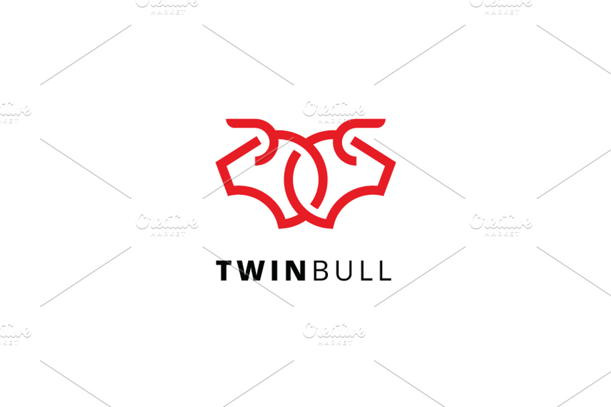 Twin Bull Logo, a Branding & Logo Template by Brahmma (Photo 1 of 3)