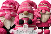 Winter Christmas Gnome Clipart, an Illustration by Sublimation Artist (Thumbnail 1 of 6)