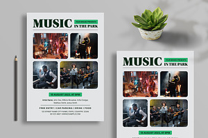 Music Flyer Design Template, a Flyer Template by MightyDesign