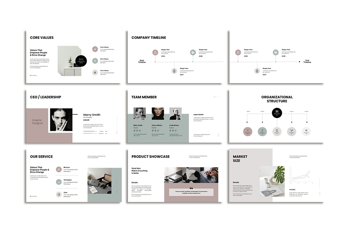 Occen Minimalist Presentation, a Presentation Template by Studio Artisan (Photo 5 of 6)