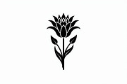 Black Floral Silhouette Set, an Illustration by balal (Thumbnail 18 of 21)