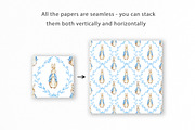Peter Rabbit Seamless Patterns, a Pattern Graphic by SvetaArtStore (Thumbnail 5 of 7)