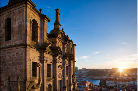 Beautiful and colorful Porto Streets, an Architecture Photo by Web Engine Design