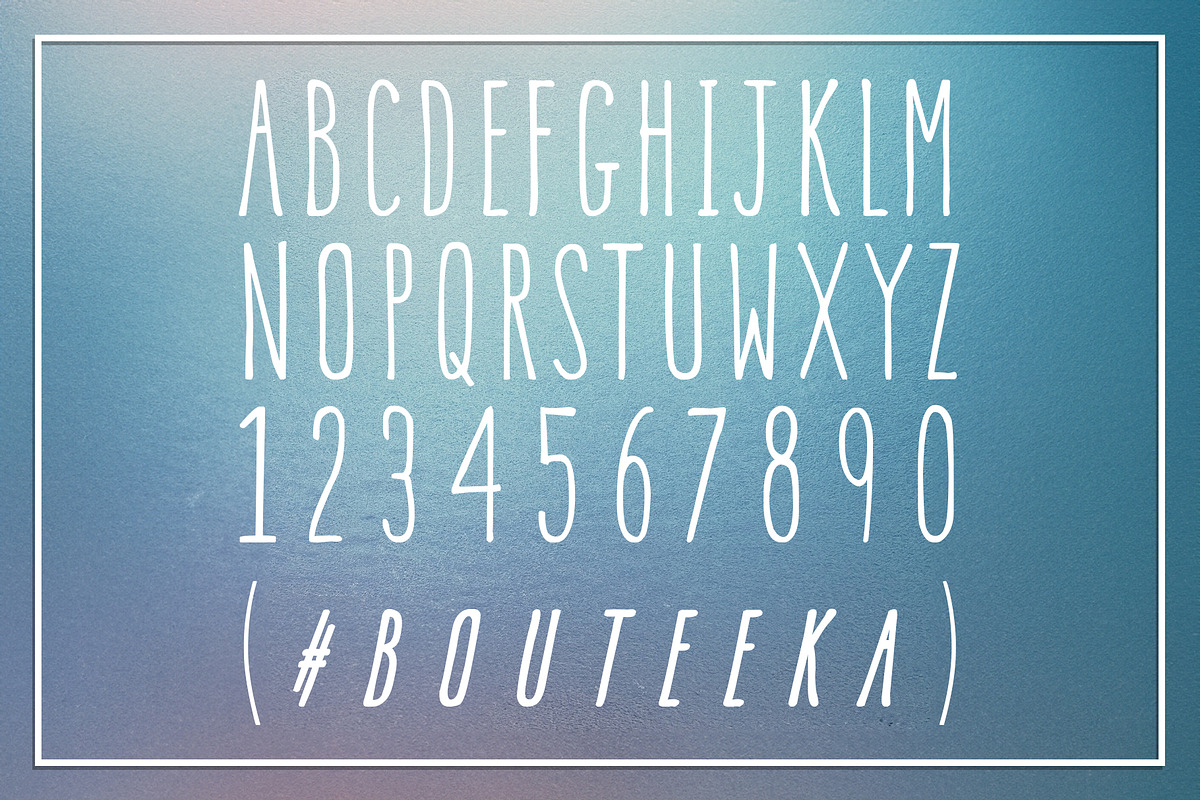 Bouteeka Font, a Handwritten Font by Fontastic Ventures (Photo 3 of 4)