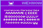 Scifi Universe font, a Font by weknow (Thumbnail 8 of 8)