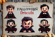 Cute cartoon Dracula. TShirt Sticker, an Animal Illustration by KENO Mascots (Thumbnail 1 of 10)