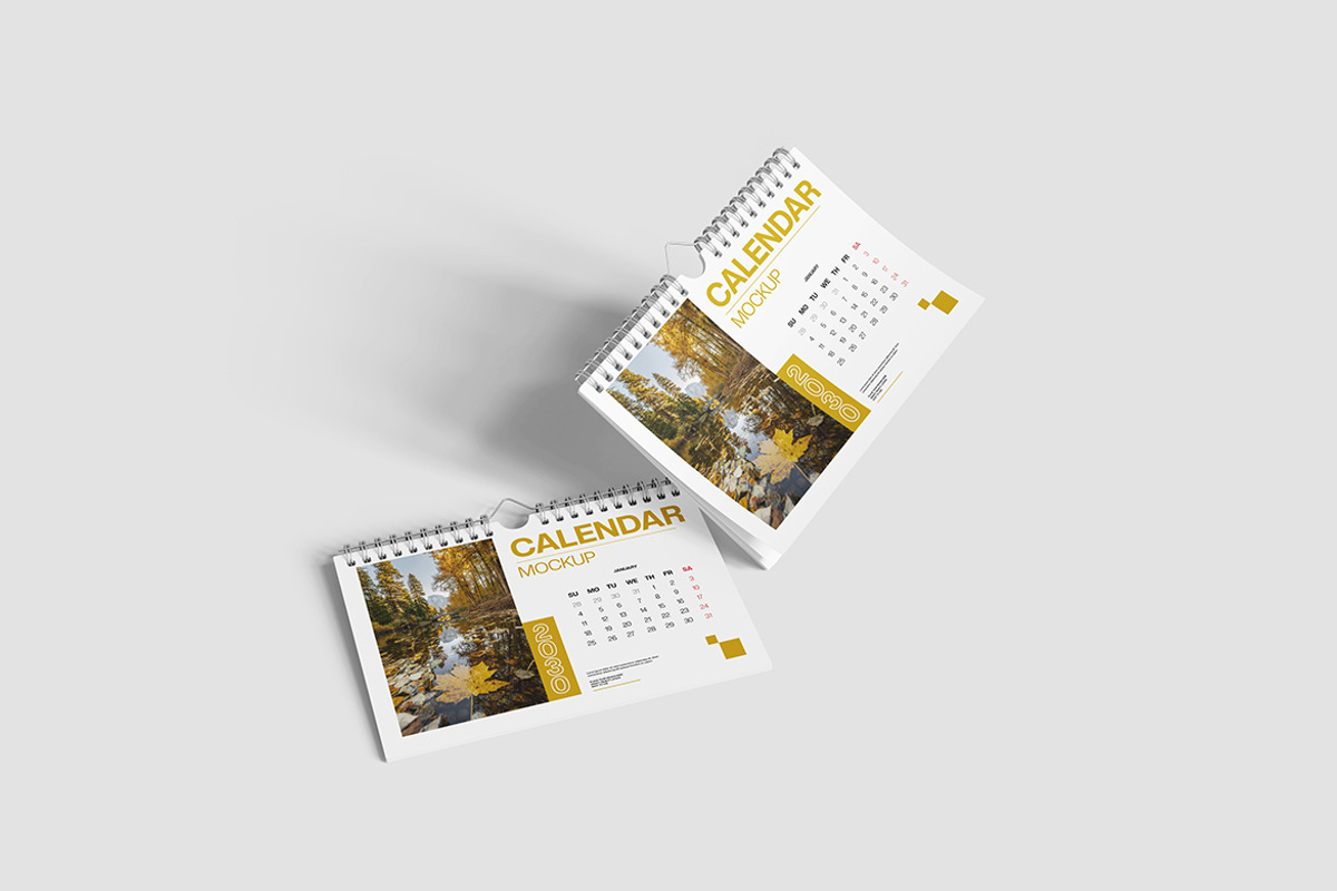 Calendar Mockup, a Product Mockup by MrLetters (Photo 3 of 5)