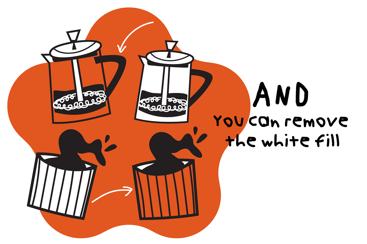 Coffee & Bakery Vector Clipart, a Food Illustration by Luamor (Photo 13 of 13)