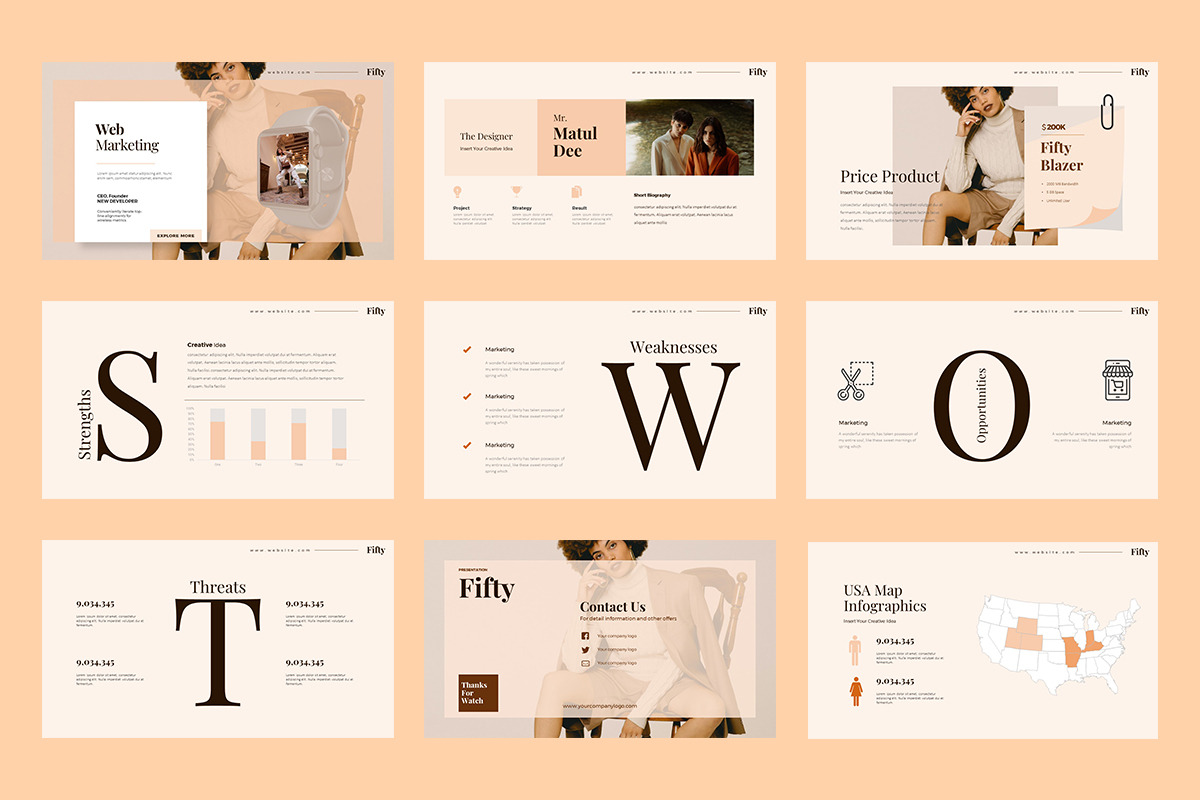 Fifty Keynote Templates, a Presentation Template by Stock Shape (Photo 2 of 4)