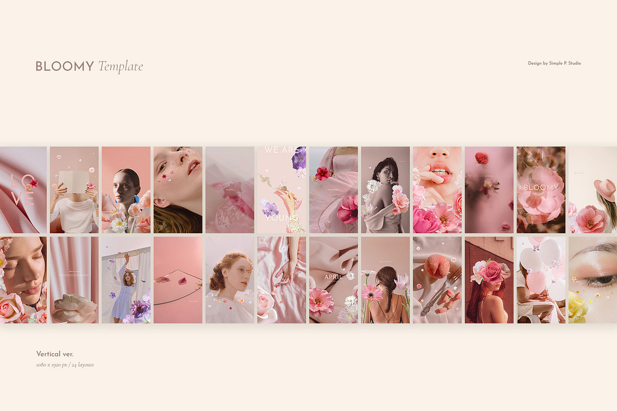 Bloomy Instagram Template, a Social Media Template by Simple P. (Photo 12 of 13)