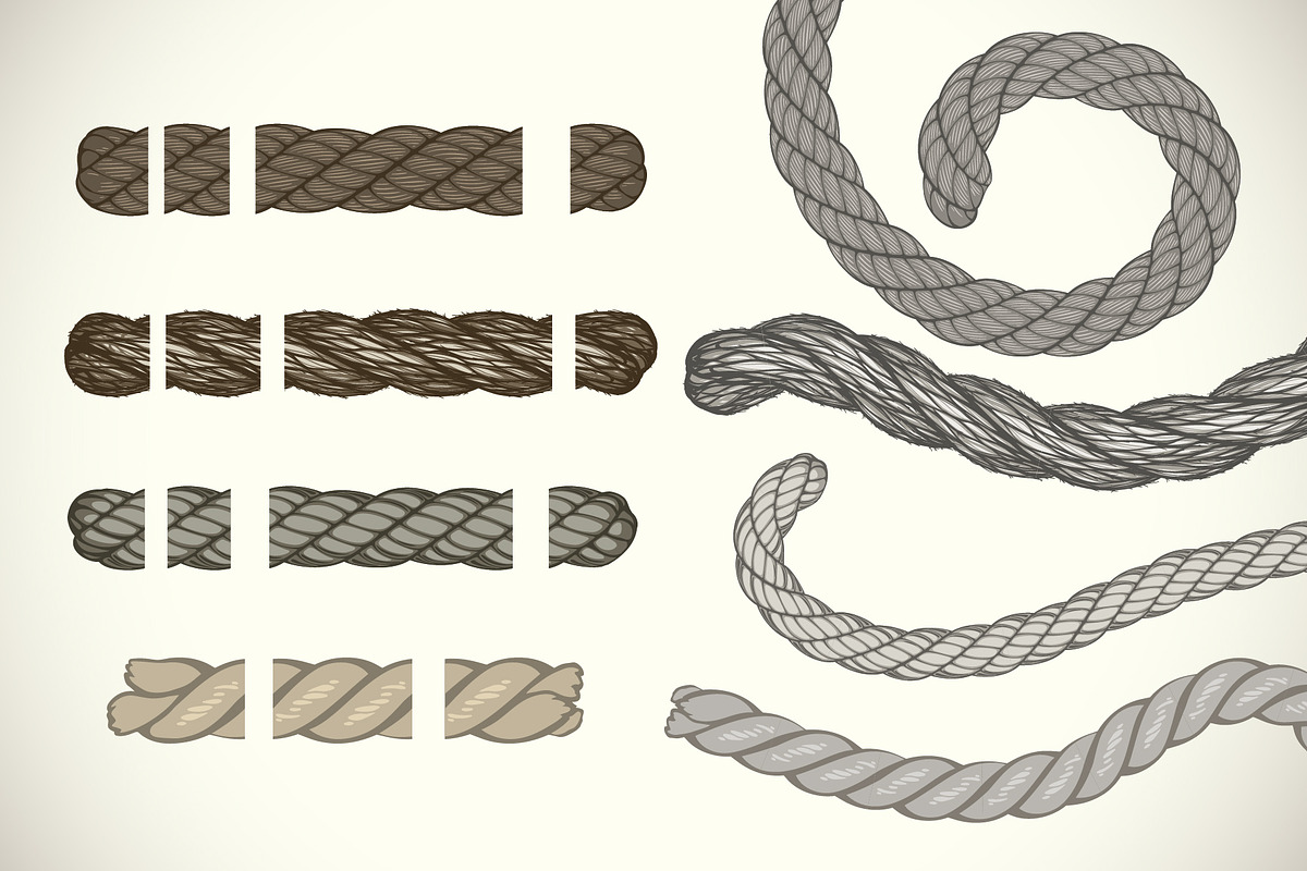 Realistic rope brushes #01 preview 3