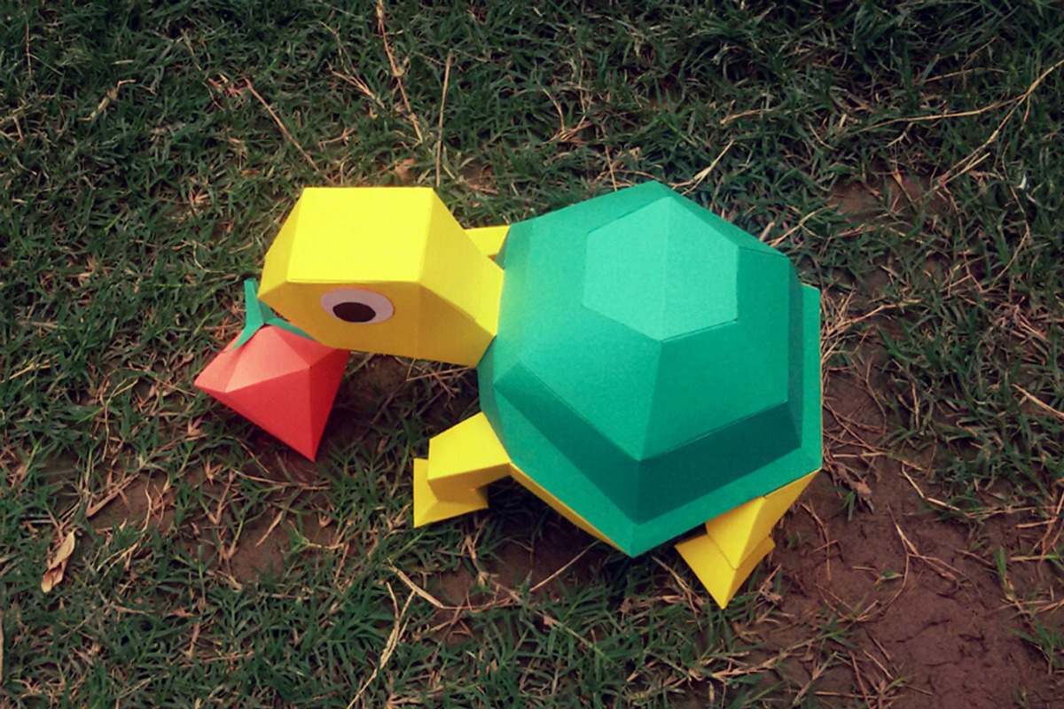 DIY Tortoise - 3d papercraft, a Templates & Theme by PAPER amaze (Photo 2 of 3)