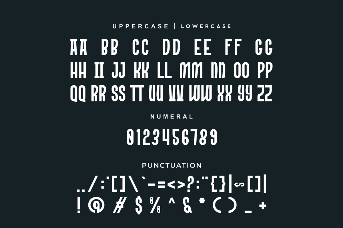 Jogacis - Creative Logo Font, a Sans Serif Font by Iqsiart Studio (Photo 7 of 8)