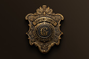 Police / Army / Sheriff Metal Badges, an Object Graphic by Hyperpix Productions (Thumbnail 18 of 21)