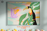California - Acrylic Retro Textures, a Wallpaper Graphic by nadispasibenko (Thumbnail 2 of 22)