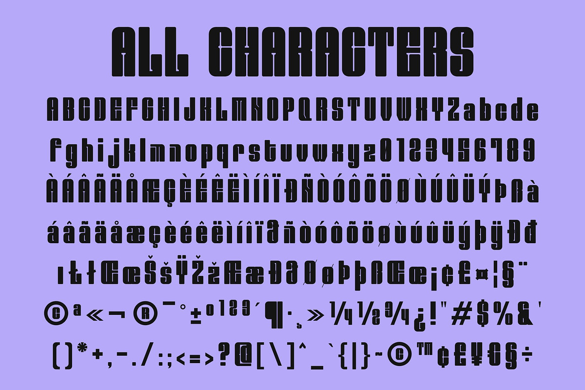 Rude – Condensed Font, a Sans Serif Font by Craft Supply Co. (Photo 8 of 8)