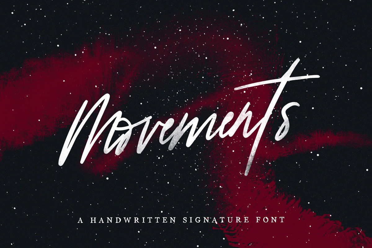 Movements | Handwritten Font, a Script Font by Heart + Soul Studios (Photo 9 of 9)