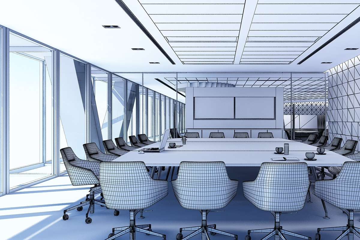 Full Office Interior 26, an Architecture 3D Model by Giimann (Photo 18 of 23)