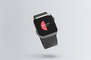 Smartwatch Mockup, a Wearable Device Mockup by Se٧enStudio (Thumbnail 2 of 4)