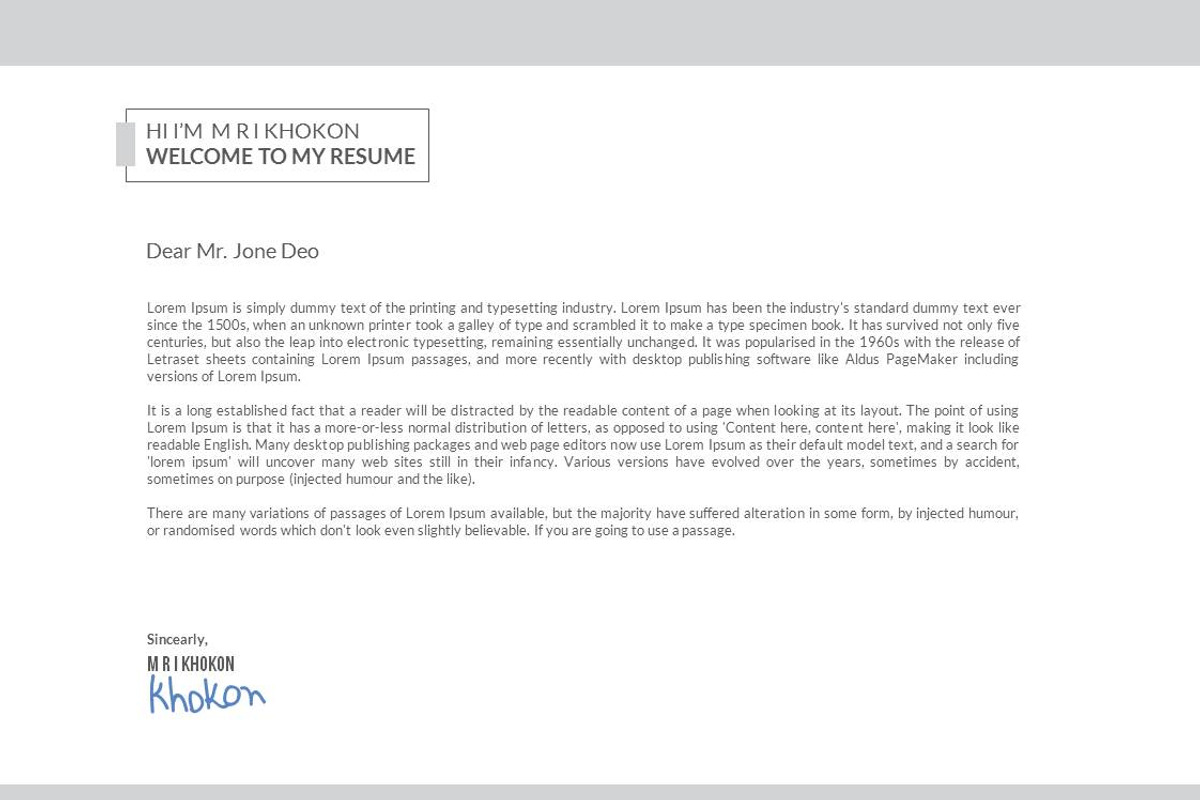Simple CV ProwerPoint Tamplate, a Presentation Template by MRI STUDIO (Photo 3 of 7)