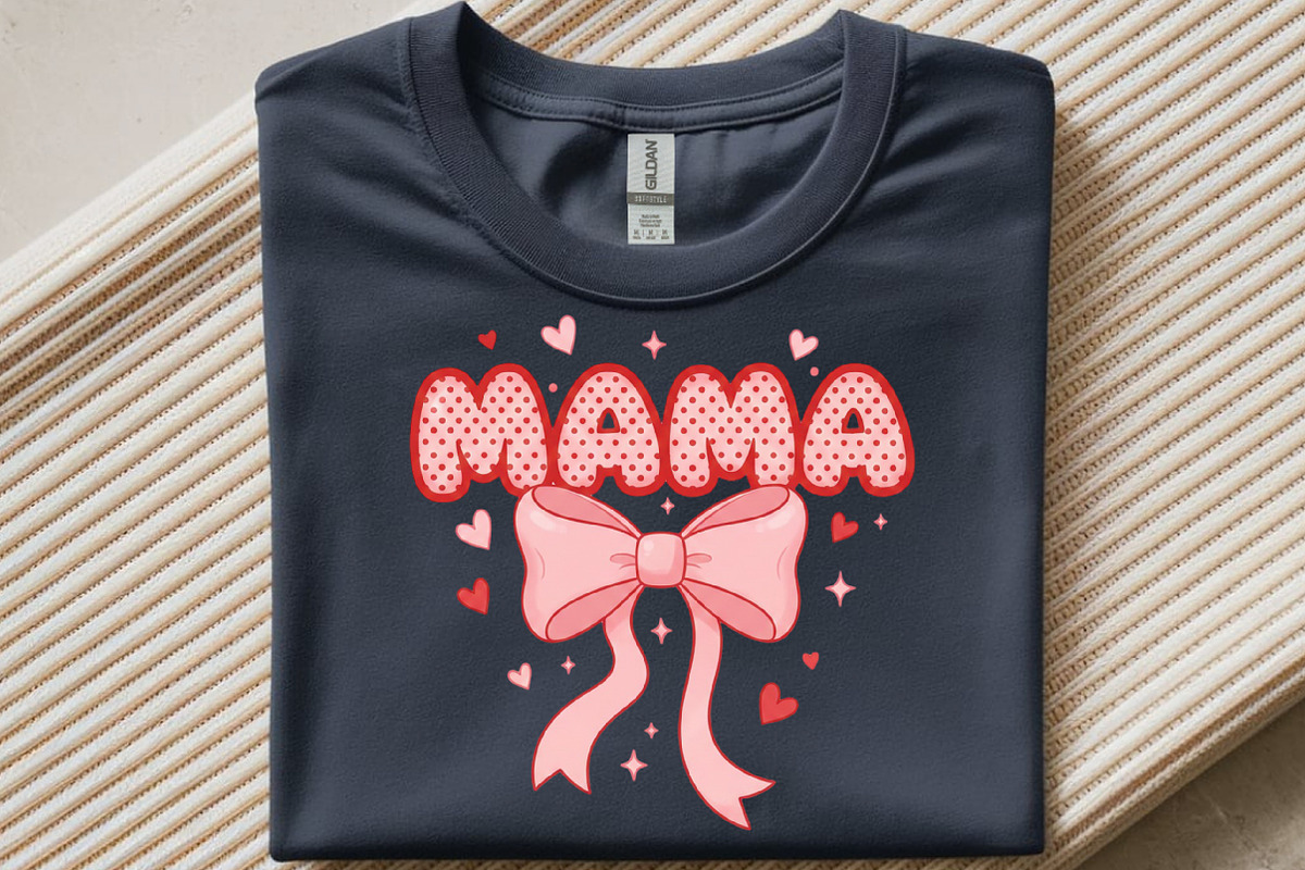 Coquette Valentine Mama Png, an Illustration by SinaCreation (Photo 3 of 11)