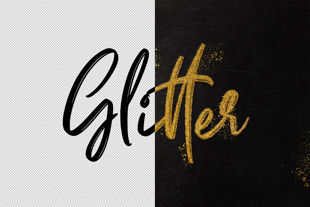 Fancy Glitter Text Effect, a Layer Style Add-On by Design Squad (Photo 4 of 5)