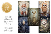 Mystical Woodland Postcards & Prints, an Animal Illustration by The Dutch Lady Designs (Thumbnail 3 of 4)