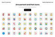 Amusement and Park Icons, a Solid Icon by Wencory (Thumbnail 2 of 2)