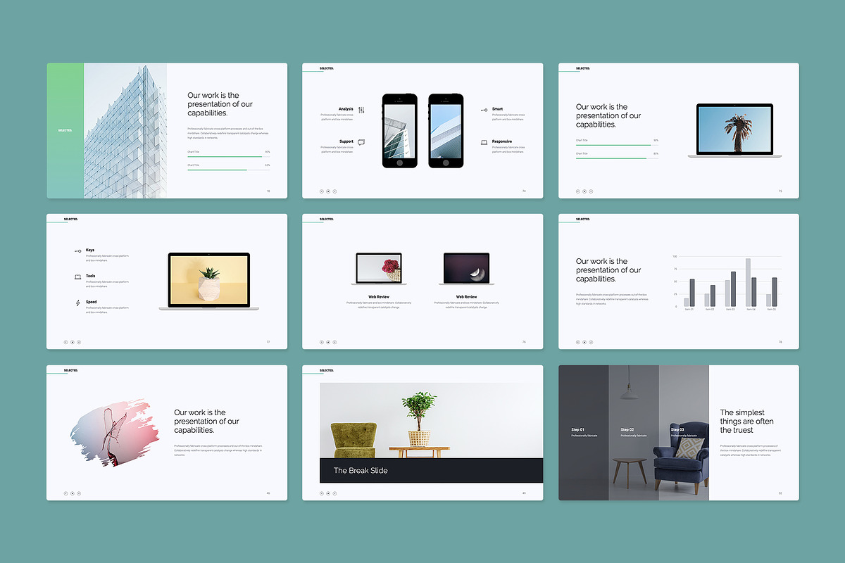 SELECTED - Minimal Presentation, a Presentation Template by SimpleSmart (Photo 7 of 10)