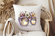 Whimsical Purple Summer Clipart, an Illustration by OK Design (Thumbnail 5 of 6)