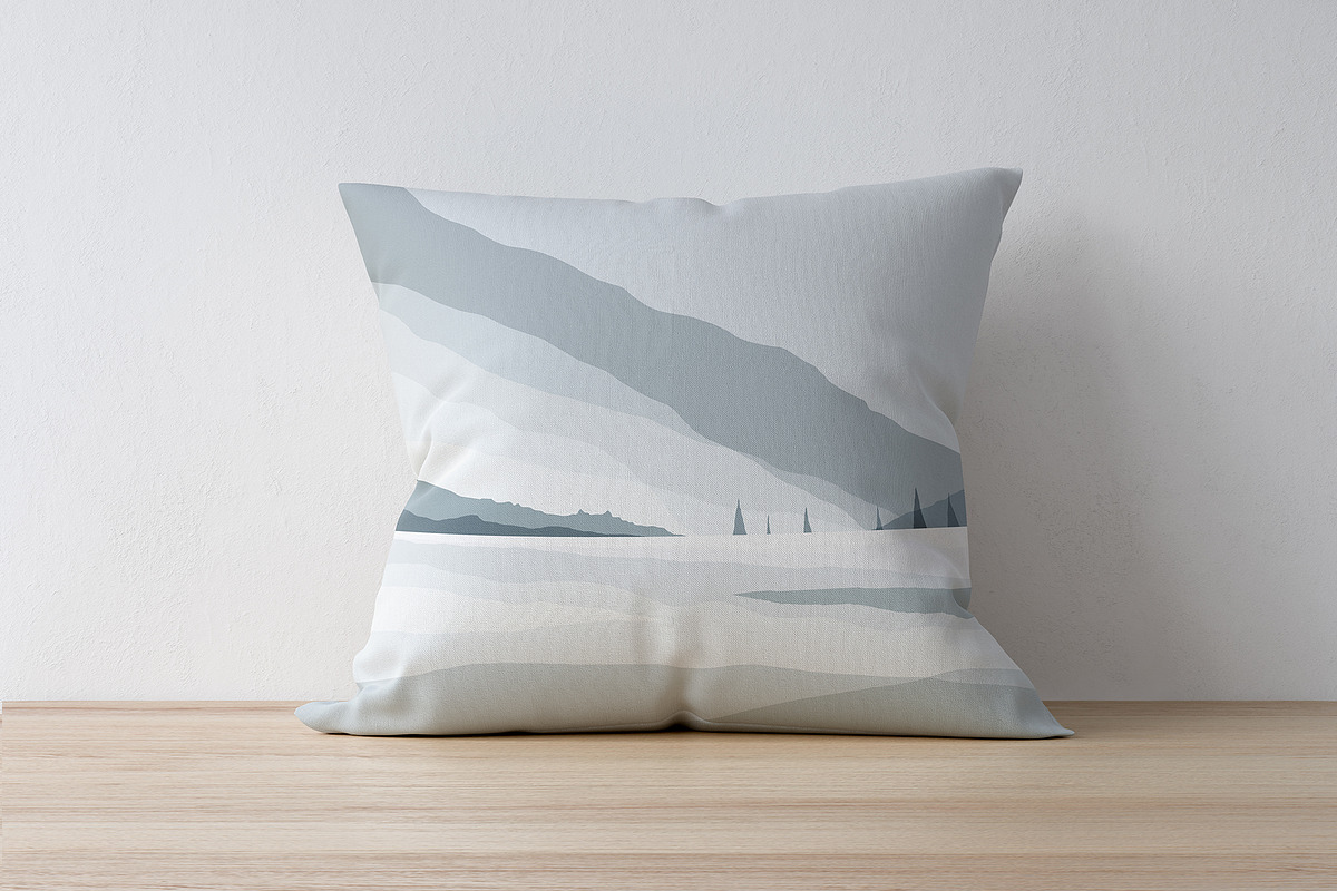 Set  of 3 Abstract Winter Prints., a Background Graphic by ElenKoss (Photo 7 of 8)