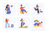 Pregnant Woman Icons, a Duotone Icon by Vectors Market (Thumbnail 6 of 13)