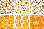 Summer Orange Slices Seamless Patter, an Illustration by DreamArtGraphic (Thumbnail 2 of 5)