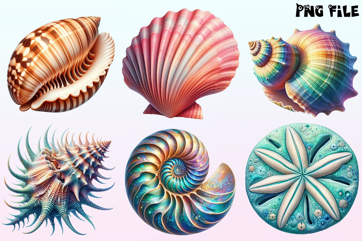 Ocean Sea Shell Sublimation PNG, a Graphic by CitraGraphics (Photo 3 of 4)