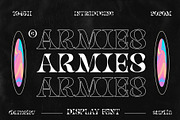 Armies Display, a Sans Serif Font by Damelev (Thumbnail 13 of 14)
