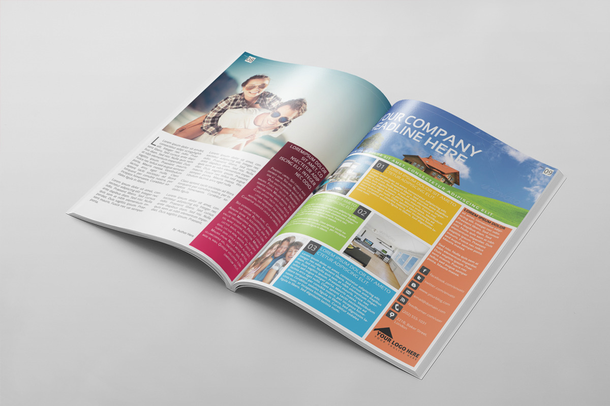 Magazine Template 14, a Magazine Template by pmvch (Photo 5 of 10)