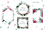 Christmas Mouse and flowers, an Illustration by YuliaBiser (Thumbnail 7 of 11)