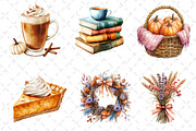 Autumn Clipart Cozy Fall Clipart, an Icon by Dream Creation (Thumbnail 4 of 6)