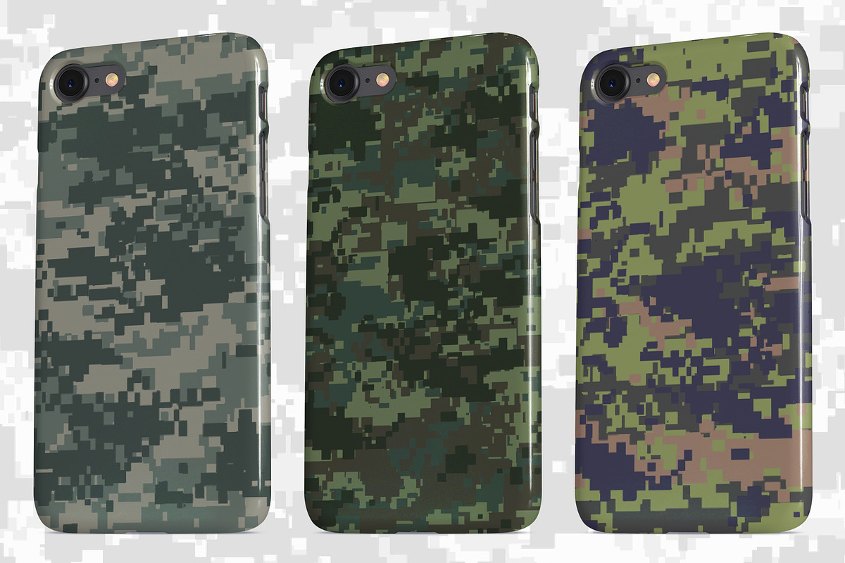 Pixel Camouflage Patterns, a Pattern Graphic by 3Y_Design (Photo 5 of 5)