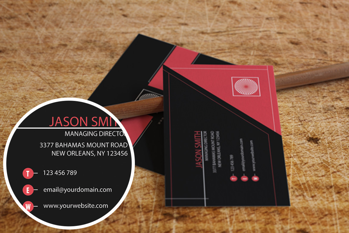 Clean Corporate Business Card, a Business Card Template by Magoo Studio (Photo 2 of 5)