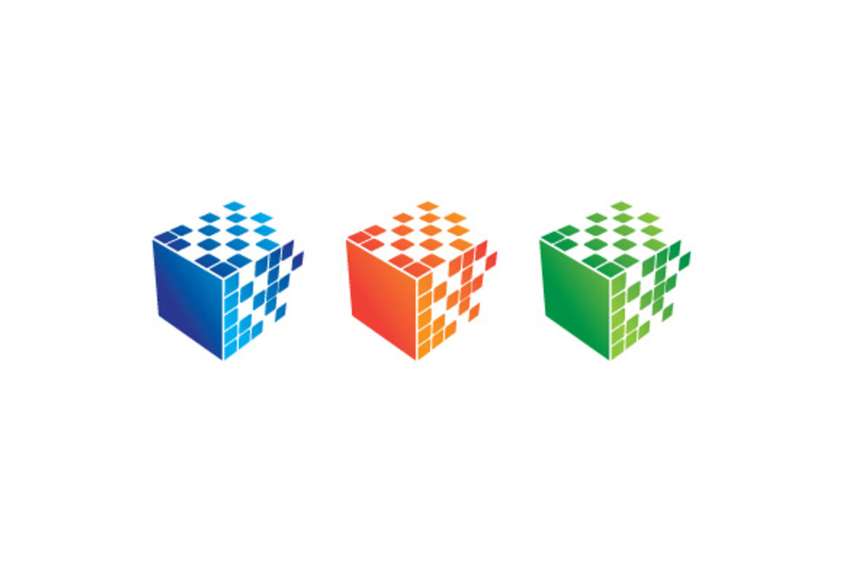 Cube Data Logo, a Branding & Logo Template by The Branding Fusion (Photo 3 of 4)