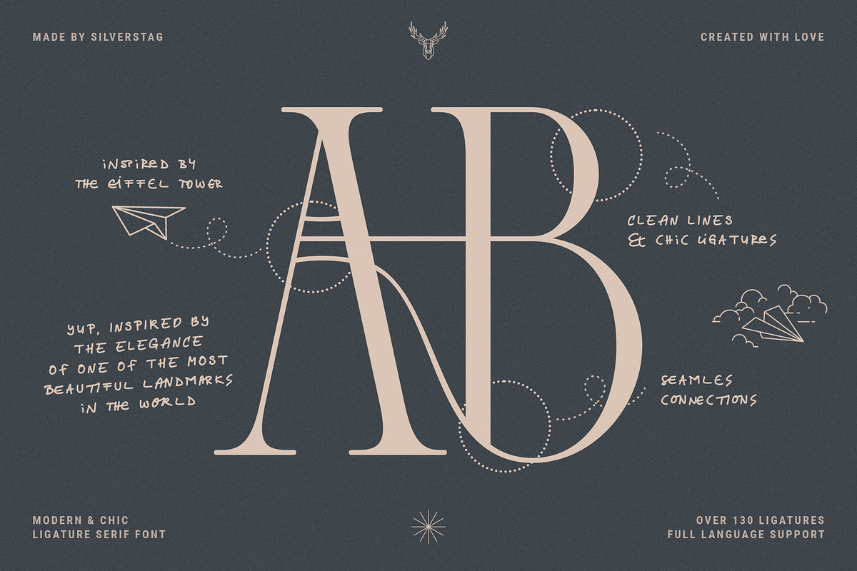 Cosmic Solace - Ligature Serif Font, a Serif Font by SilverStag Type Foundry (Photo 7 of 16)