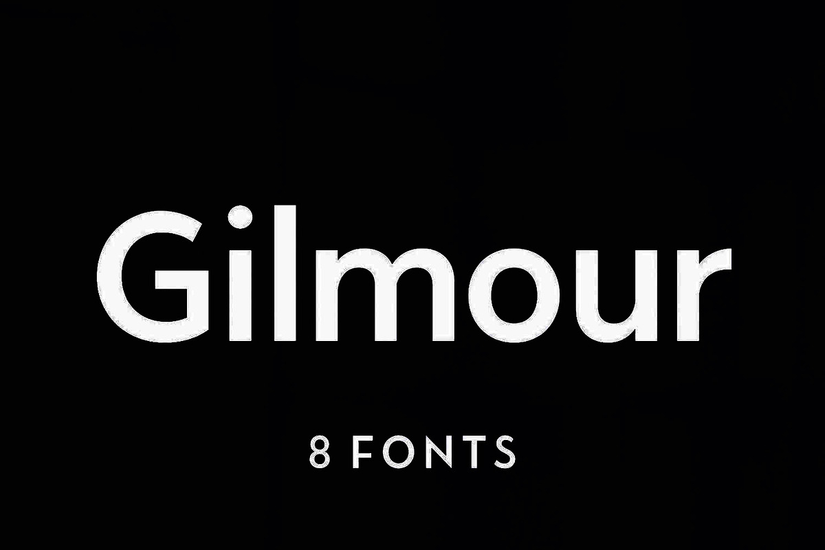 Gilmour Font Family, a Sans Serif Font by Umitype (Photo 1 of 12)
