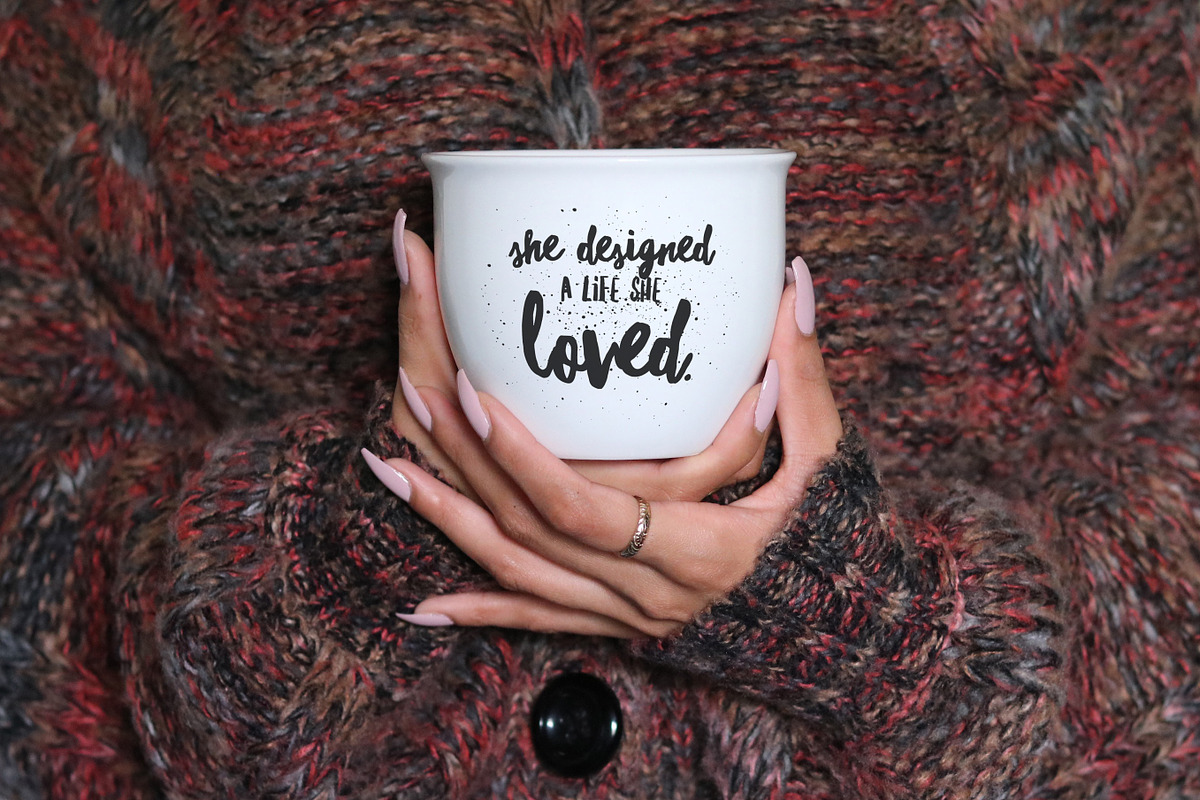 CHERRY NOIR Feminine Mug Mockup, a Product Mockup by Cherry Noir Design (Photo 4 of 4)