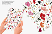 minimalist flowers seamless pattern, a Pattern Graphic by Pink Studio Art (Thumbnail 4 of 4)