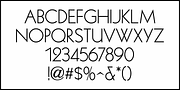 Film Schedule JNL, a Font by Jeff Levine Fonts (Thumbnail 3 of 5)