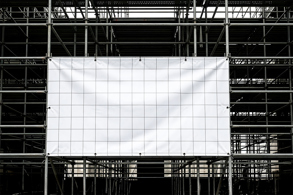 Construction Banner Mockup, an Advertising Mockup by Nathatype (Photo 9 of 9)