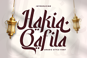 Hakia Qafila – Arabic Style Font, a Serif Font by Randi Irvan | Rvandtype (Thumbnail 1 of 10)
